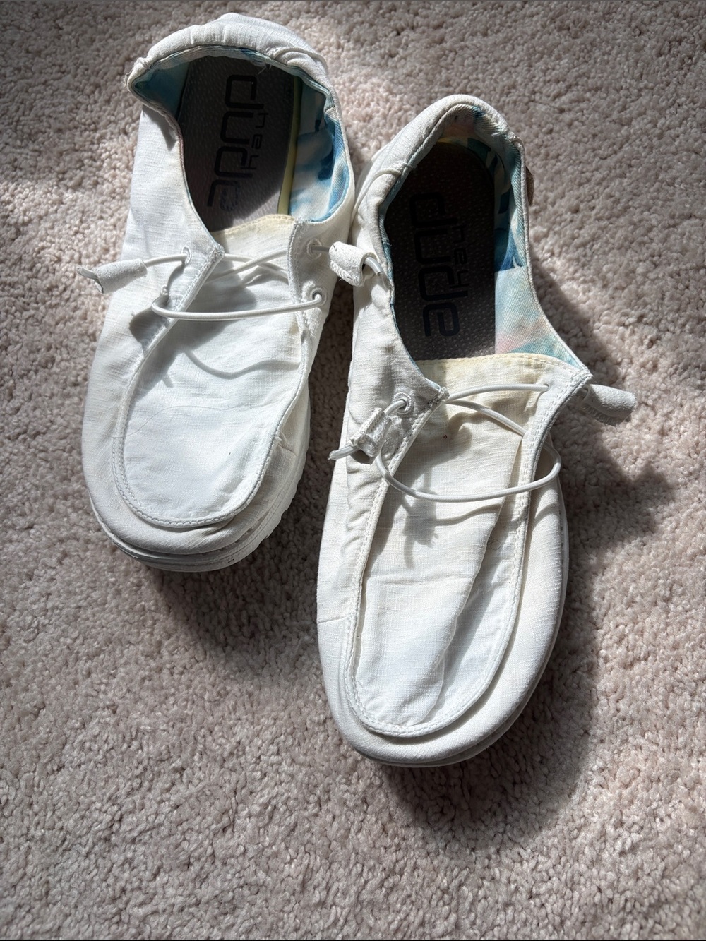 Hey Dude Wendy Silk Moon Canvas Slip-On Loafers